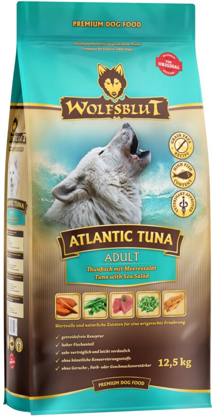Wolfsblut Grain Free Adult Atlantic Tuna 12,5 kg - Hond
