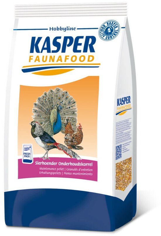 Kasper Faunafood Hobbyline Sierhoendervoer Onderhoudskorrel - Eendenvoer - 4 kg