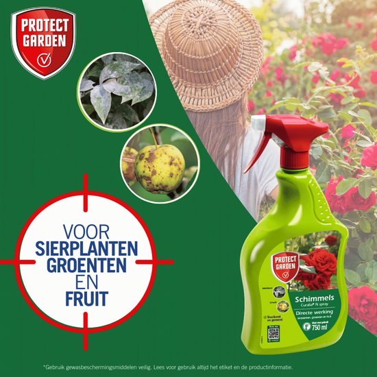 Protect Garden Curalia N Spray, 750ml - Schimmel Bestrijdingsmiddel - Voor Sierplanten, Groenten en Fruit - Voorkomt en Geneest - Schimmelspoor Bestrijding - Klaar Voor Gebruik van Merkloos	 — afbeelding 3