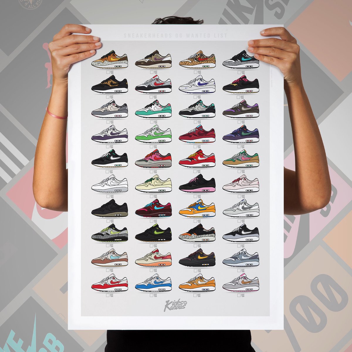 Sneaker Poster AM1 OG wanted list
