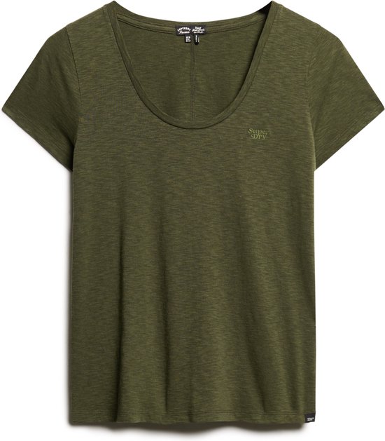 Superdry SCOOP NECK TEE Dames T-shirt