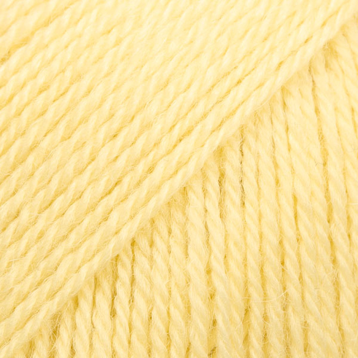 DROPS Flora Uni Colour - 26 limonade - Wol Garen