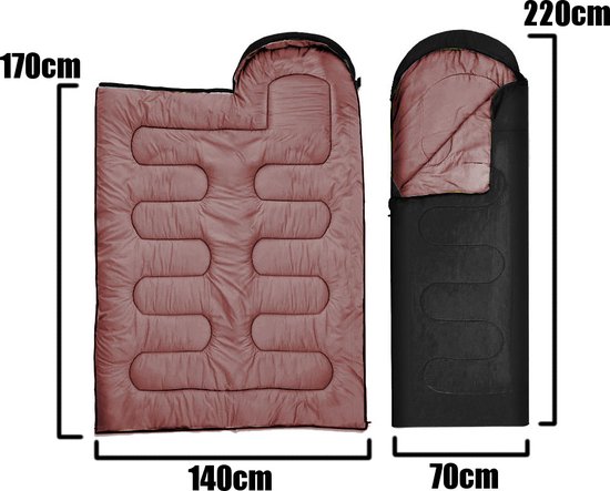 Slaapzak met capuchon, 2-in-1 kampeerquilt, zwart van Quechua — afbeelding 2