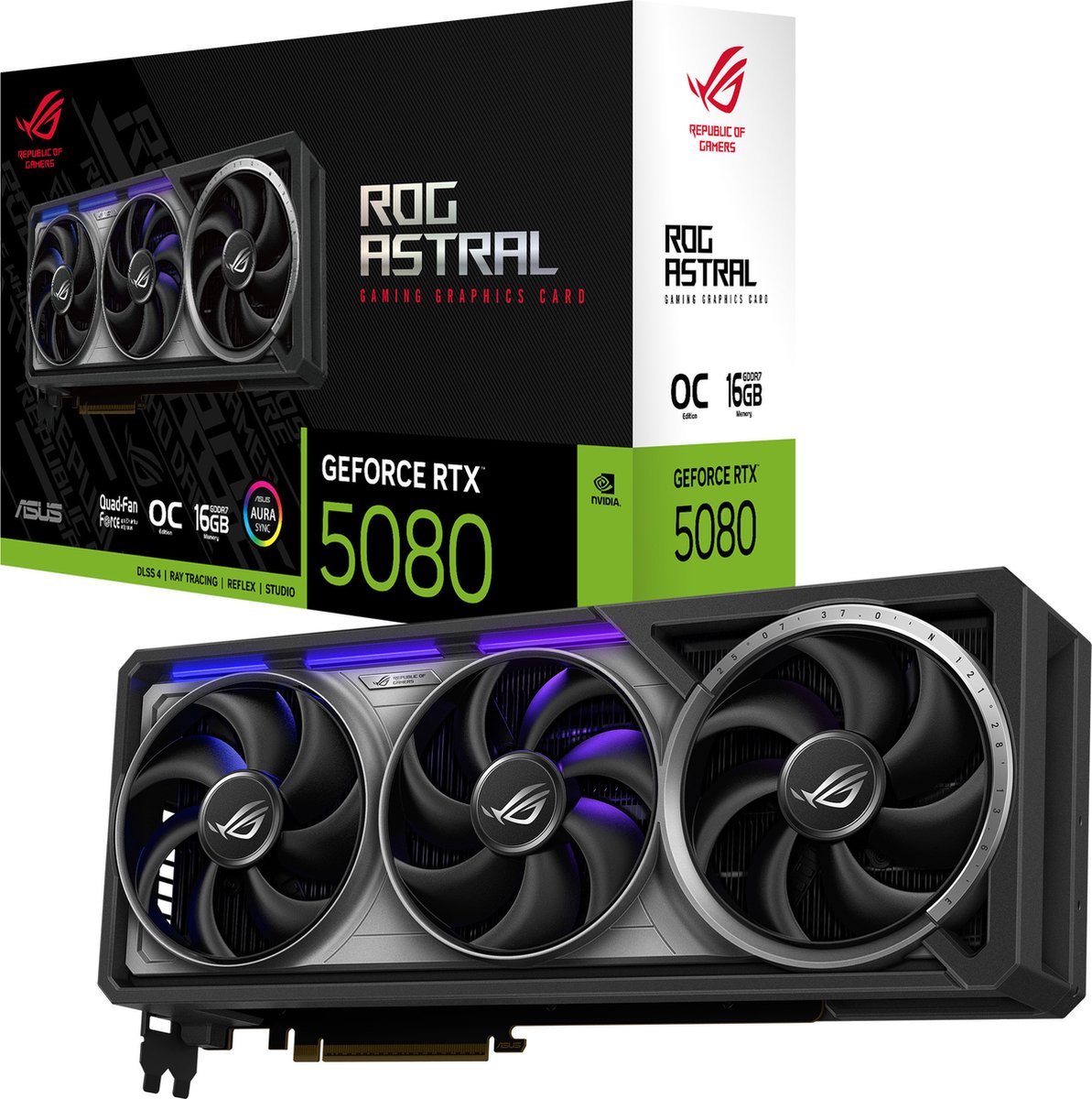 ASUS ROG Astral GeForce RTX 5080 OC grafische kaart