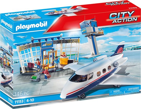 PLAYMOBIL® Luchthaven met vliegtuig - P-71153