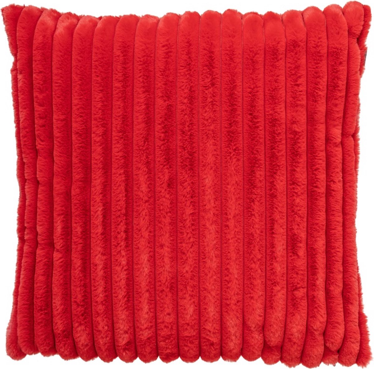 Linen & More-Montreal kussen rood - 60x60cm
