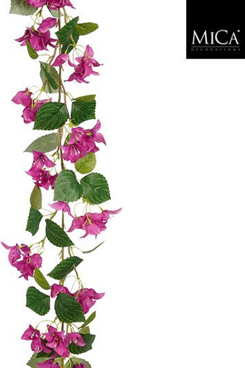 Mica Decorations Slinger Bougainvillea - Kunstplant - 180 x 10cm - Fuchsia