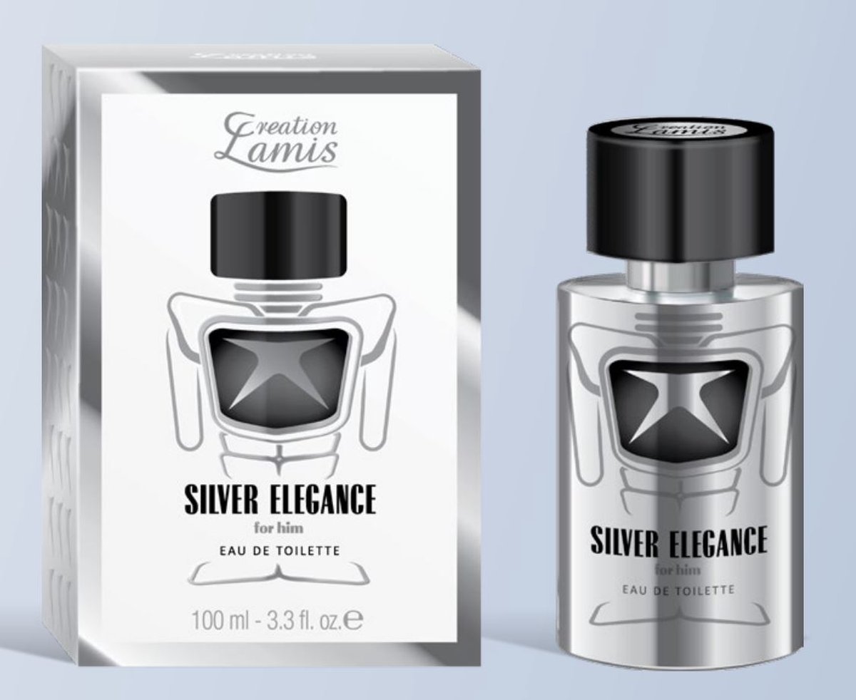 Creation Lamis Silver Elegance Eau de Toilette 100ml for men