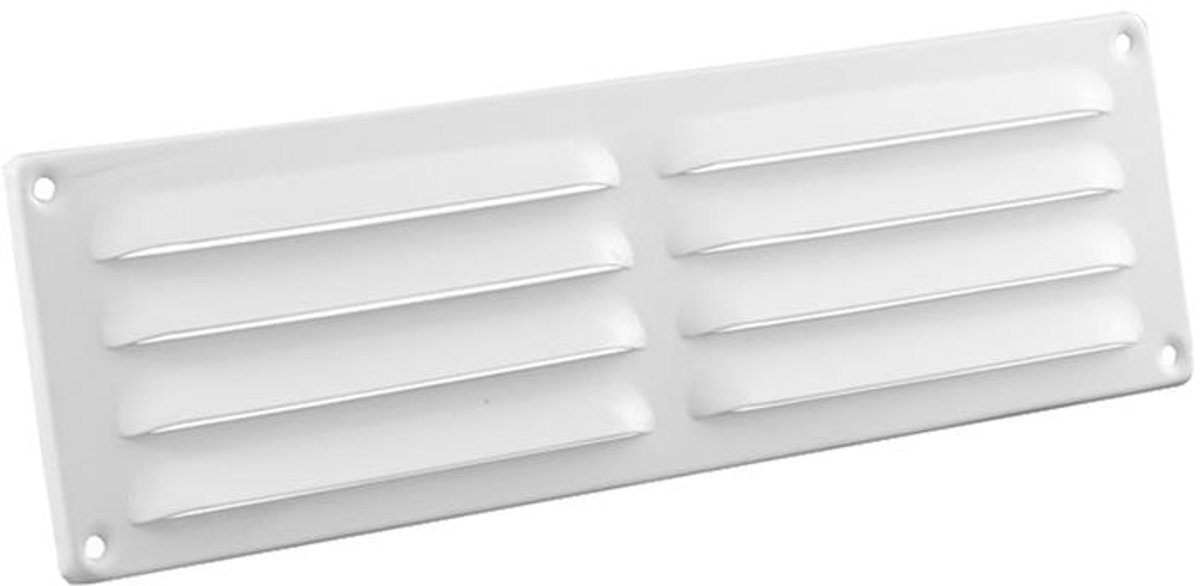 Starx schoepenrooster enkele rij 300 x 90 mm wit