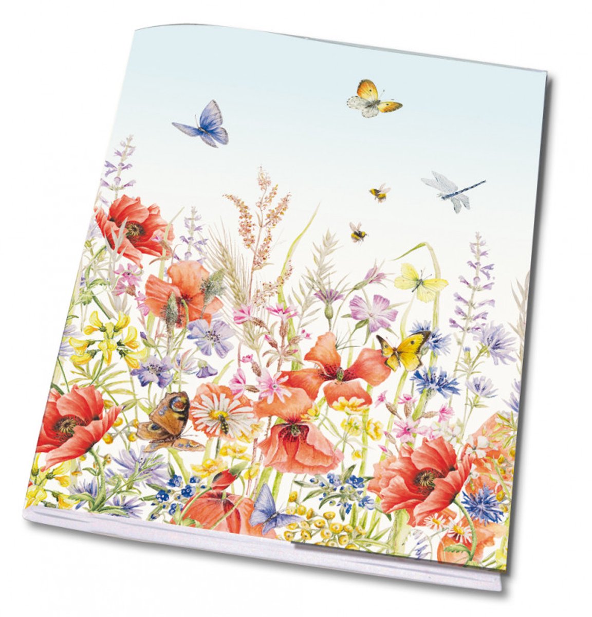 Schrift A5 - Klaprozen - Janneke Brinkman-Salentijn