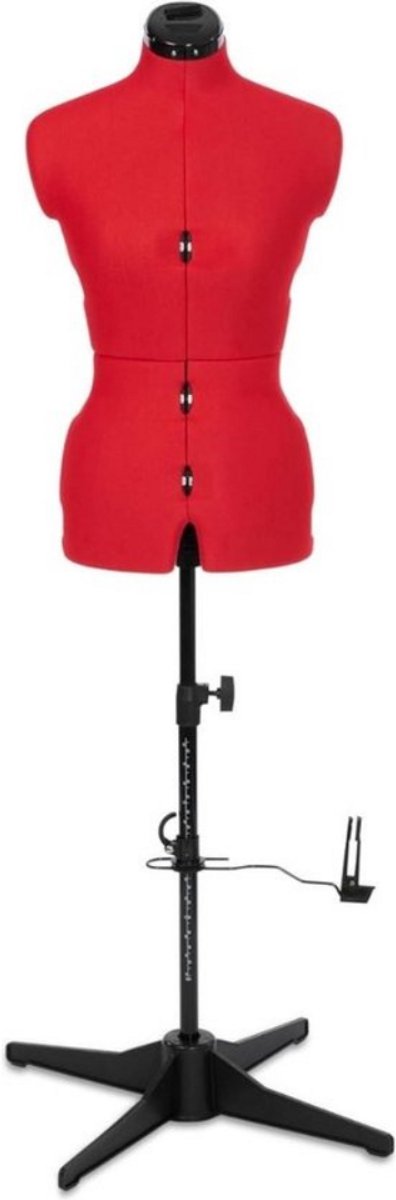 Luxe Verstalbare Paspop – Dames – Verstelbaar – Elegant Design – 190 cm Hoog – Rood