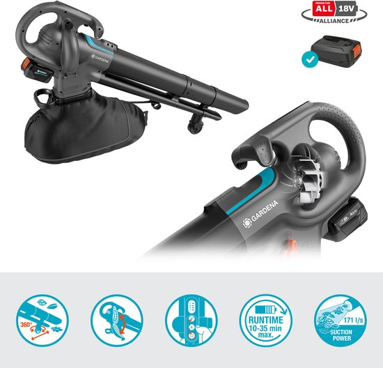 GARDENA Bladblazer PowerJet 18V P4A solo van GARDENA — afbeelding 4
