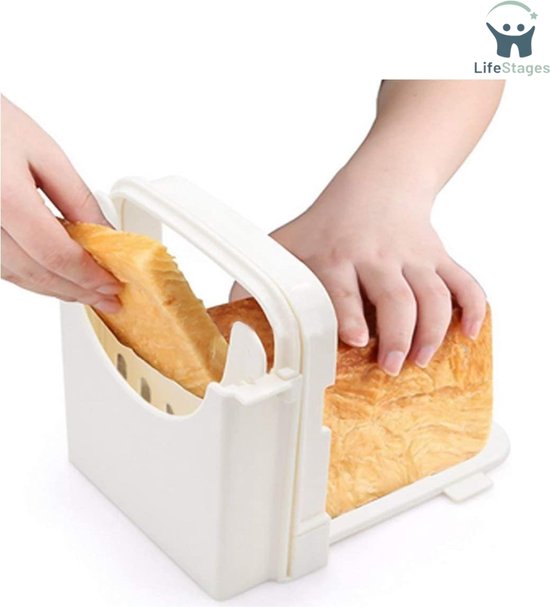 Bamboe Broodsnijder voor Zelfgebakken Brood - Houten Broodsnijplank met