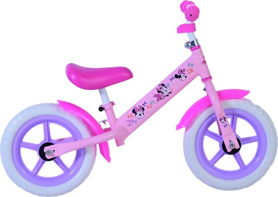 Vélo d'équilibre Disney Minnie en métal bol