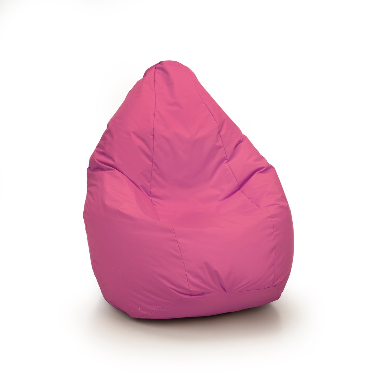 Drop & Sit - compacte zitzak - robuust nylon - fuchsia - voor binnen en buiten 180 liter met uitneembare binnenzak