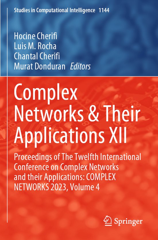 Studies in Computational Intelligence1144- Complex Networks  ... - cover