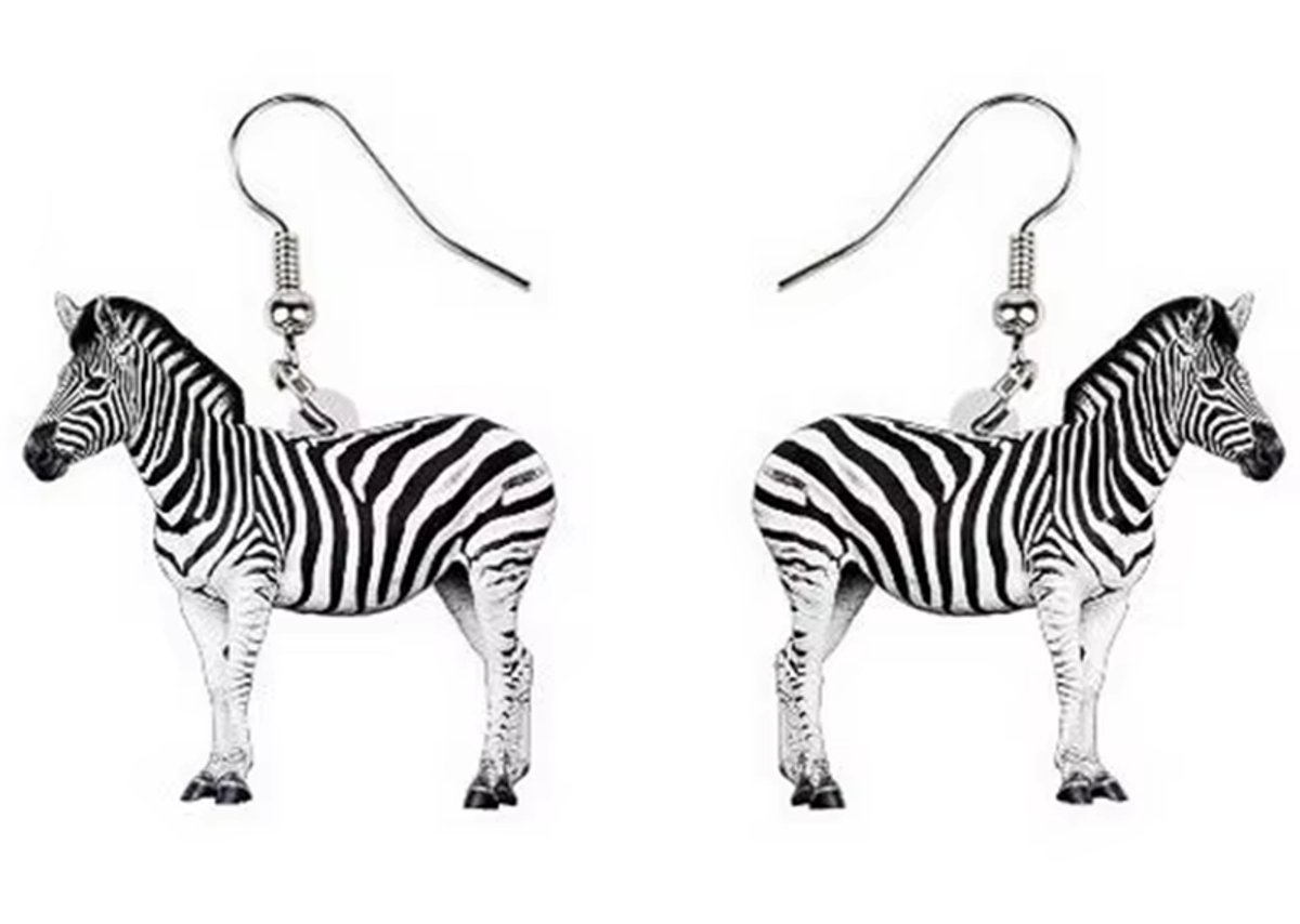 Oorbellen Zebras