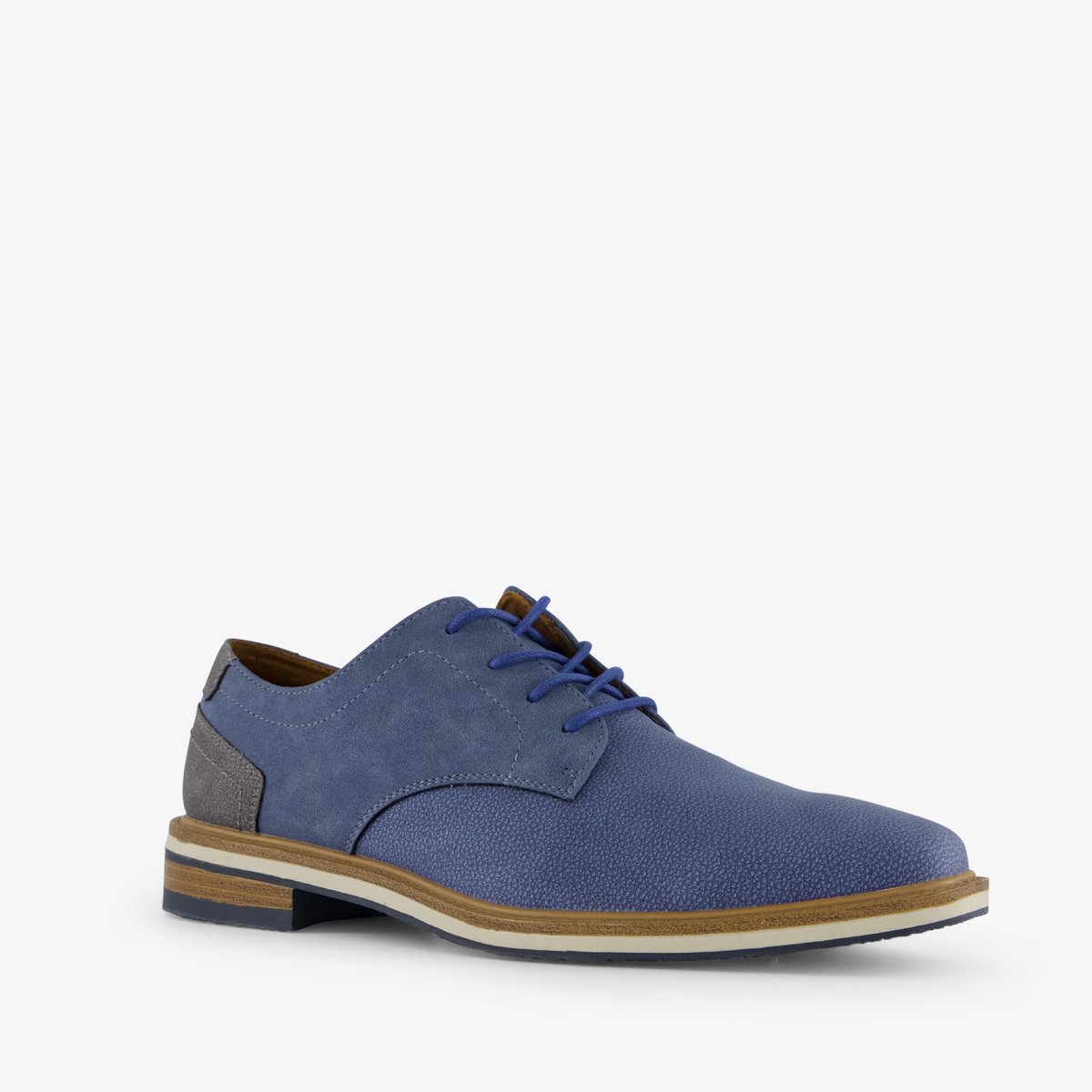 Emilio Salvatini heren veterschoenen blauw - Maat 41