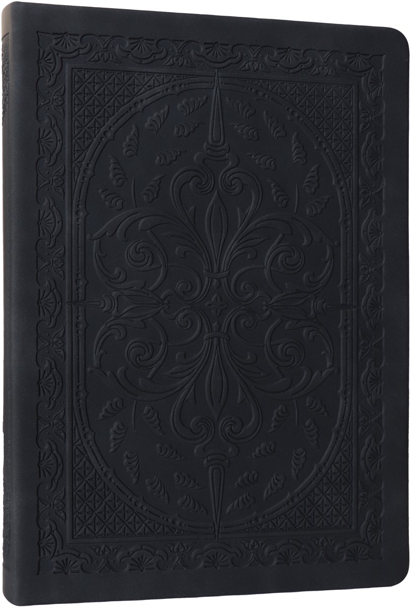 Victoria's Journals - Notitieboek A5 - Old Book Journal - Vintage - Premium Vegan Leer Hardcover - 320 Pagina's Premium Papier (Mat Zwart)