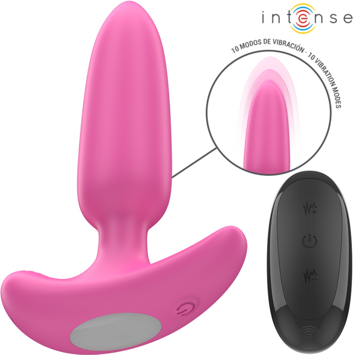 INTENS - ROSS ANAALPLUG 10 VIBRATIES ROZE AFSTANDSBEDIENING | VIBRATOR | ANAAL VIBRATOR | BUTTPLUG | SEKSSPEELTJES VOOR KOPPELS | SEKSSPEELTJES VOOR VROUWEN | SEX TOYS VOOR KOPPELS | SEX TOYS VOOR VROUWEN