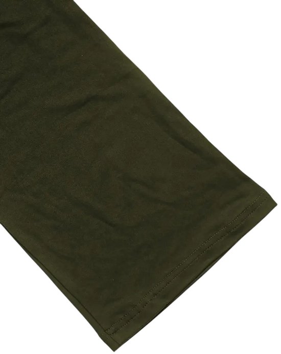 SparkNine Zenstretch zwangerschapslegging - flare broek met steekzakken - S - groen - zachte stof - rekbaar & stijlvol - praktisch - maternity van Merkloos — afbeelding 4