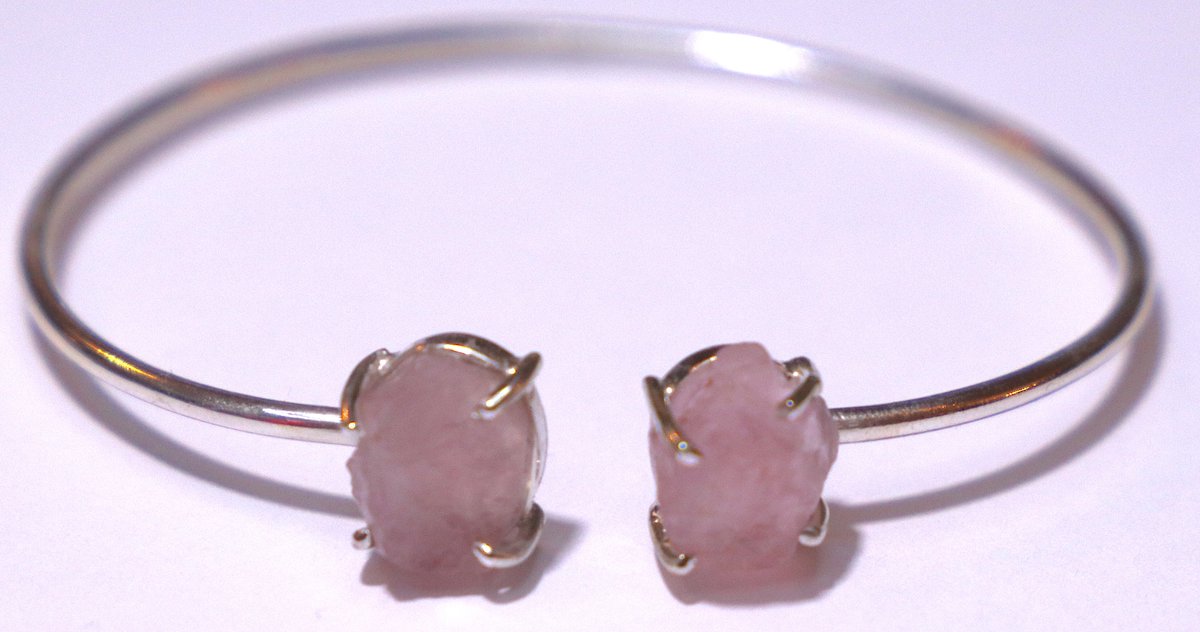 Rose Quartz steen armband