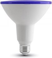 LED spot - Blauw - 15W - PAR38 - E27 - IP65 -1200 Lumen