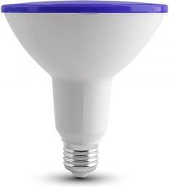LED spot - Blauw - 15W - PAR38 - E27 - IP65 -1200 Lumen | bol.com