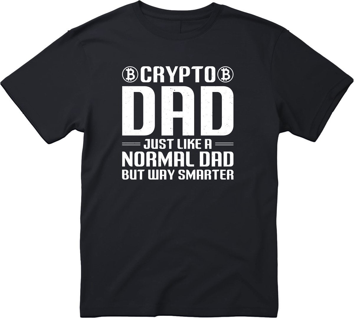 Crypto Dad T-shirt - Just Like A Normal Dad But Way Smarter - Unisex - Keep Mining - Crypto Cadeau - Bitcoin Cadeau - Bitcoin Kleding - Bitcoin Shirt - Crypto cadeau - Bitcoin Merch - Crypto T-shirt - Maat XXL