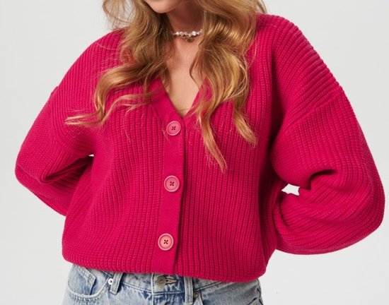 Dames Trui | Fuchsia | Maat XXS