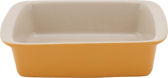 Cosy & Trendy Kleine Ovenschaal Fontestic Amber Gold 350 ml Aardewerk – Geschikt Voor Oven, Magnetron & Vaatwasser