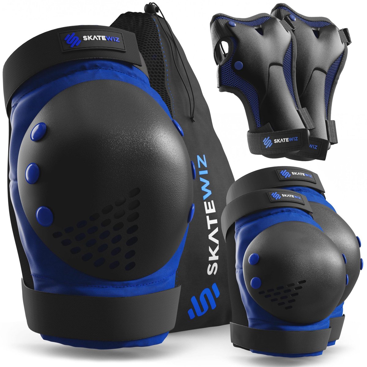 Inline Skates Beschermset Kinderen 6-delig - SMASH - Skateboard Inline Skates Rolschaatsen met Kniebeschermers, Elleboogbeschermers en Polsbeschermers