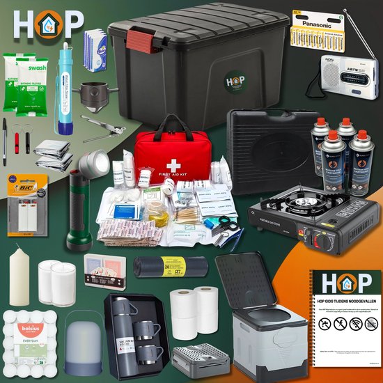 HOP BOX – Huishoudelijk OverlevingsPakket