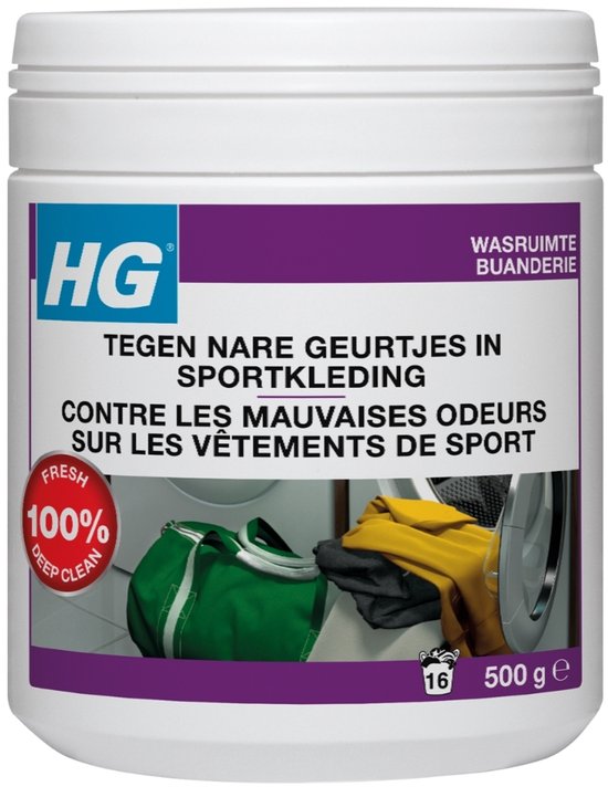 HG tegen nare geurtjes in sportkleding wasmiddeltoevoeging 500gr