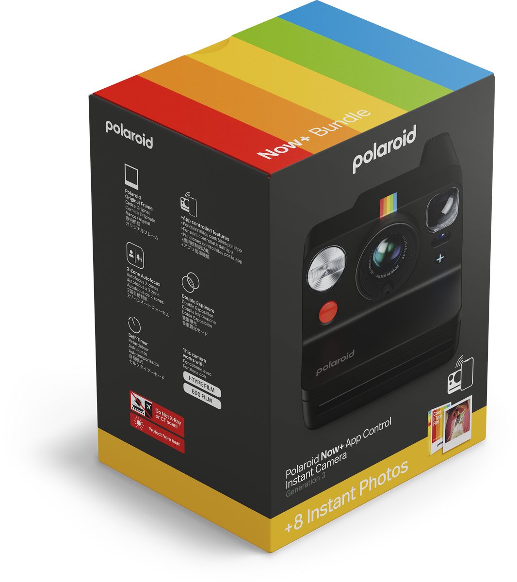 Polaroid Now+ Gen 3 Black - Color Film Bundle thumbnail 5
