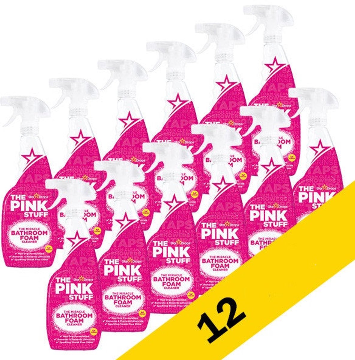 The Pink Stuff Bathroom Foam 750ml - 12 pack