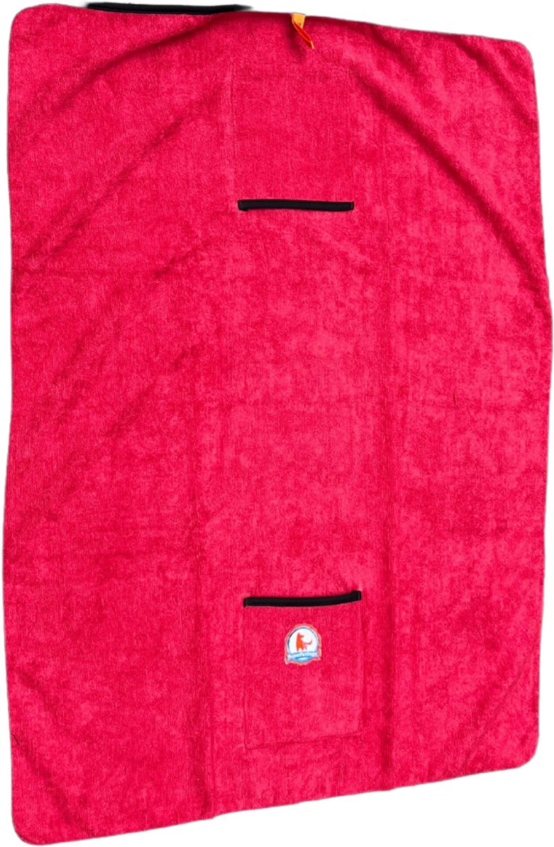 Drooghanddoek voor honden - 100x75 - Oranje - Wipytowel max - SuperFur