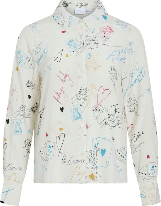 VILA - VIDEBBIE ACE L/S SHIRT/C35 - Dames - Blouses