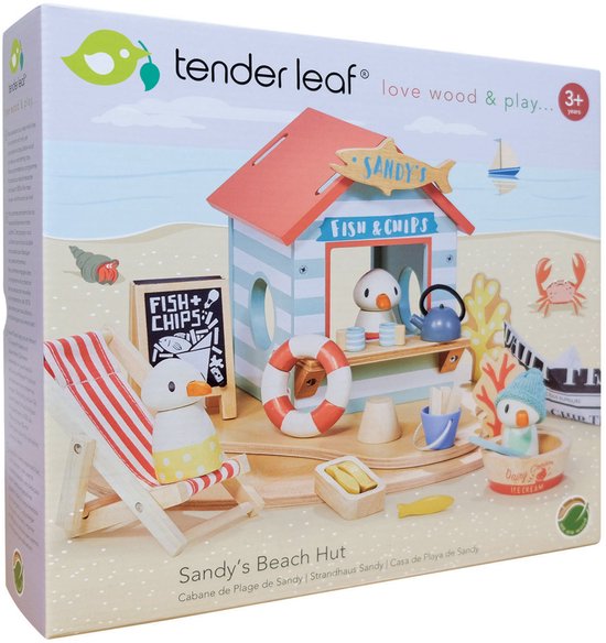 Tender Leaf Preschool Sandy's strandcabine met accessoires van tender leaf — afbeelding 4