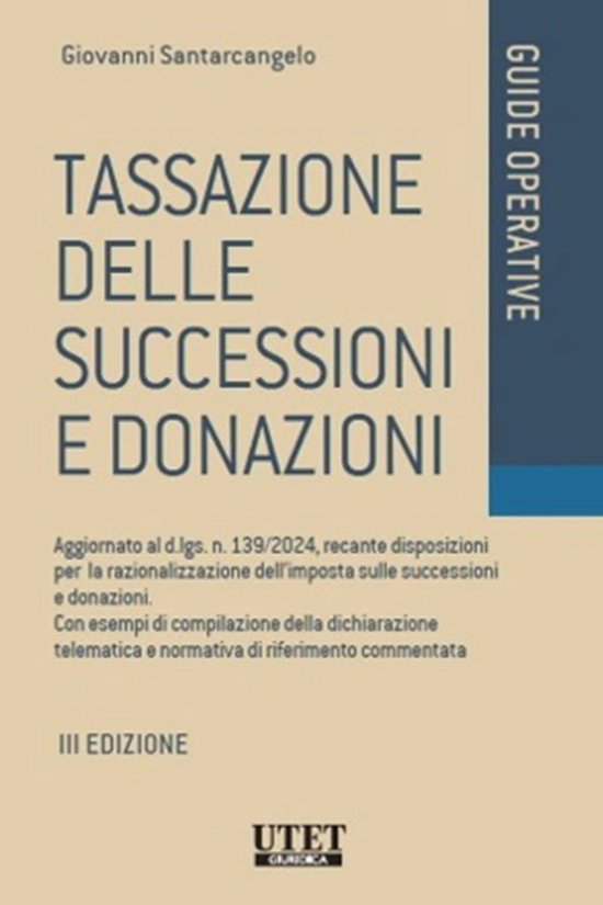 Tassazione delle successioni e donazioni - cover