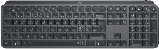 Logitech MX Keys for Business - Toetsenbord - Draadloos - QWERTY ISO - Grijs