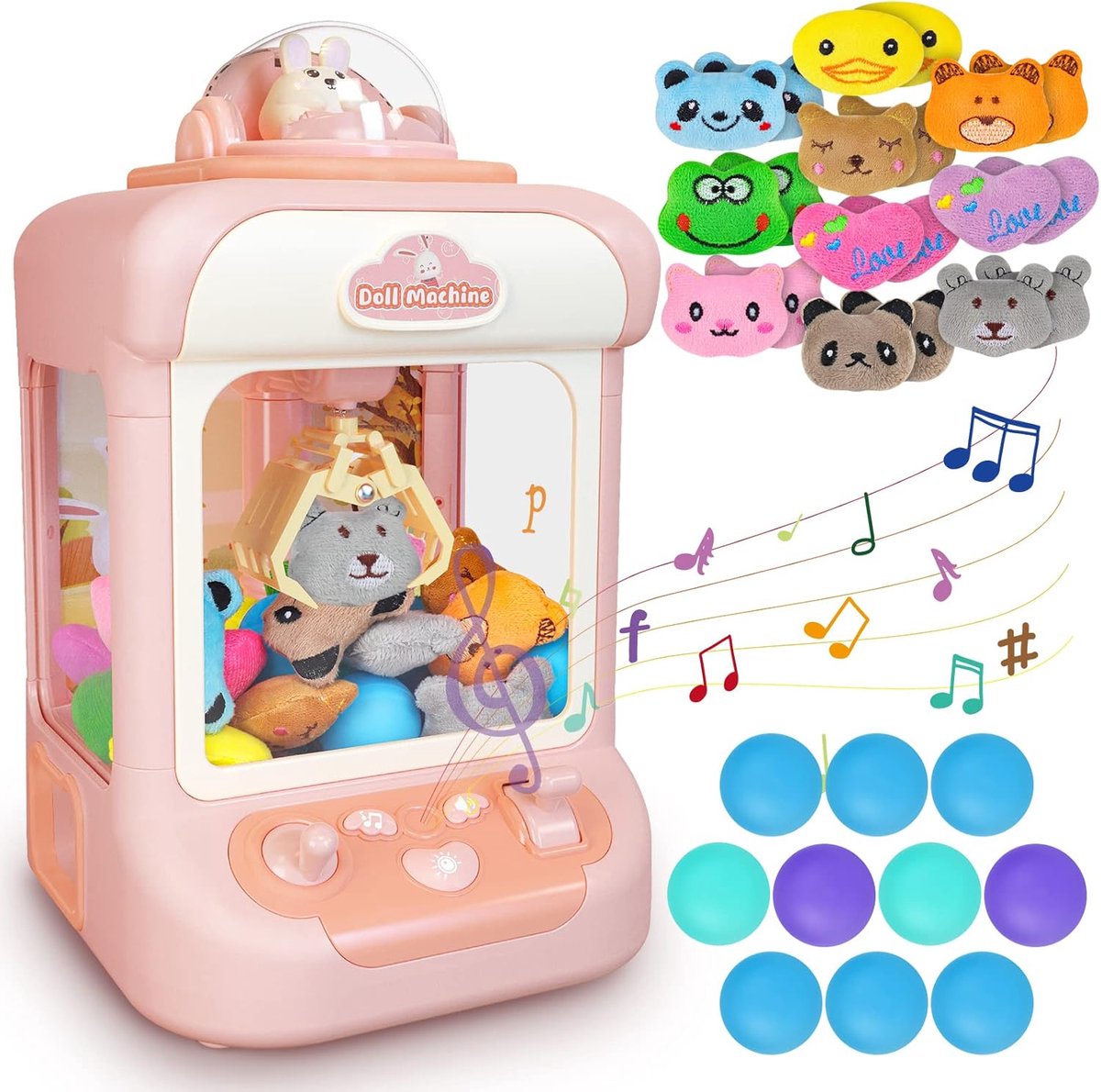 LifeVibe© Candy Grabber – Snoepmachine met Geluid – Snoepautomaat - Grijpmachine Inclusief