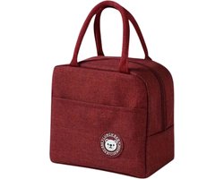 Bovista Koeltas - Koelbox - Koelelementen - Coolbox - Auto - Lunchtas - Strand - Rood
