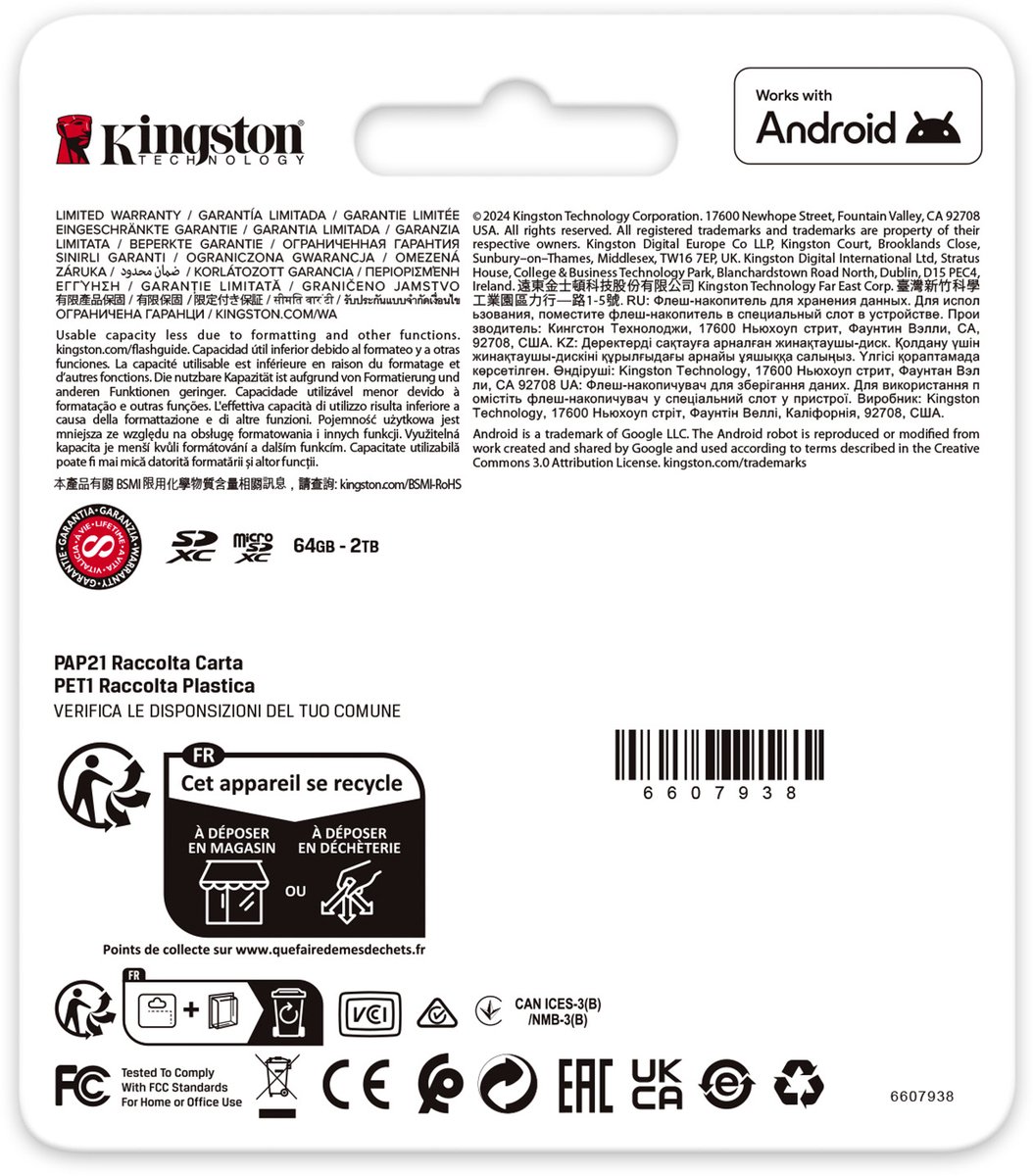 Kingston Canvas Go! Plus microSDXC 64 GB geheugenkaart thumbnail 3