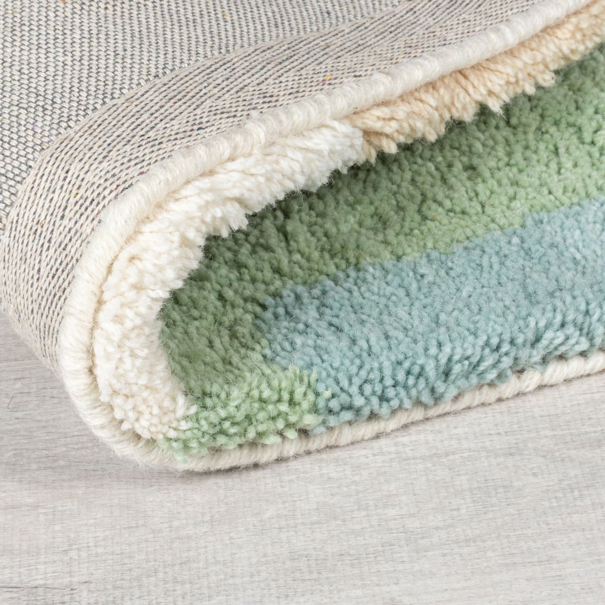 flycarpets Hoogpolig Vloerkleed Zagora - Shaggy Wol - Multi 120x170 cm