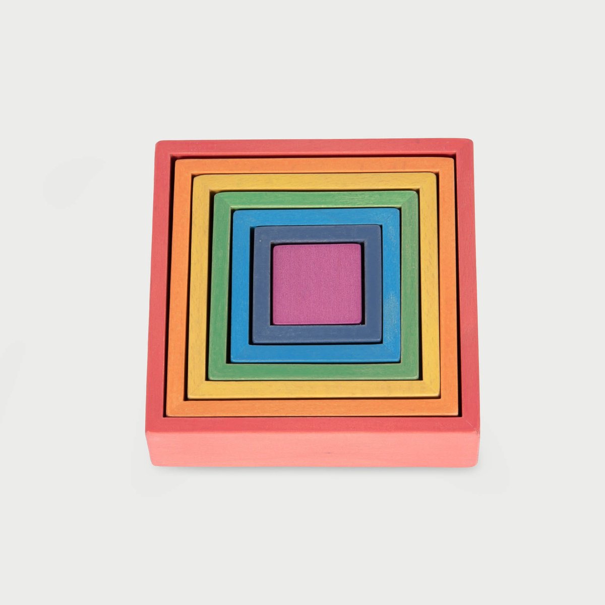 Regenboog architect blokken - vierkant