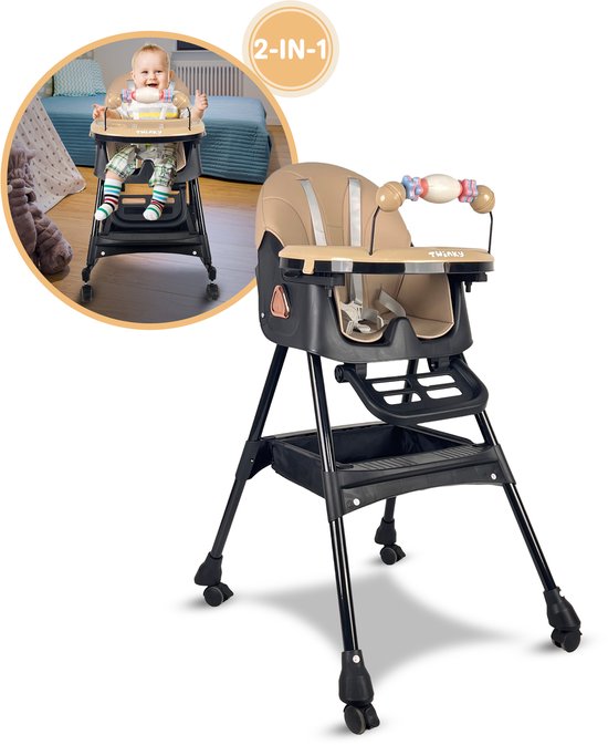Twinky Kinderstoel Collectie – Inklapbare Eetstoel voor Baby & Peuters