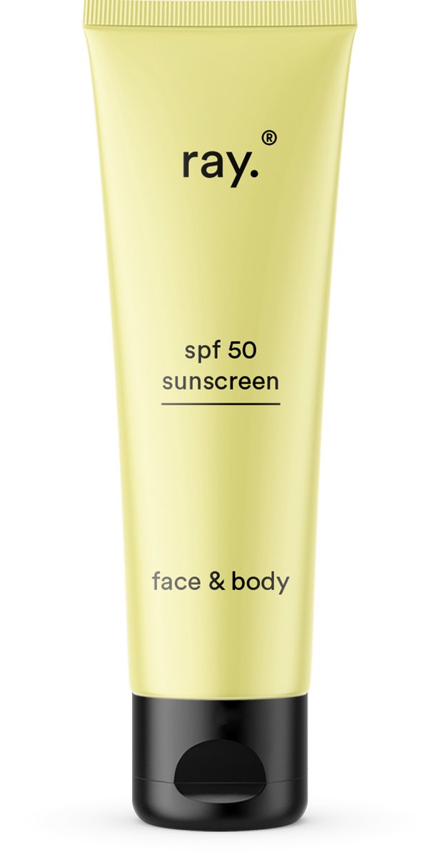 Ray - Zonnebrandcrème - SPF 50 - 50ml - Minerale Zonnecrème - Hoge Bescherming - Voor Het Hele Gezin