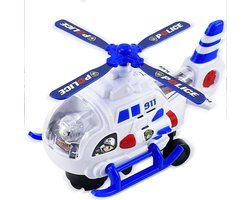 Politiehelikopter Actie Pro – Met Licht, Geluid & Beweegbare Propellers - incl. Batterijen - kan zelf rijden - Police Force helicopter