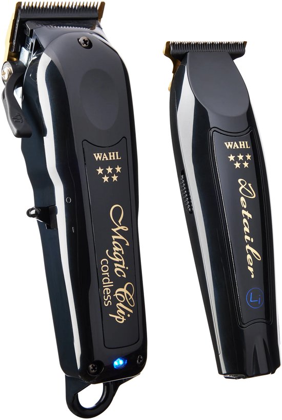 Wahl Cordless Barber Combo Black Magic Clip + Detailer